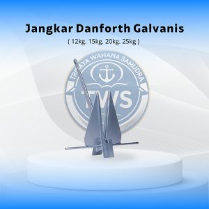 Jangkar Danforth Galvanis - 12kg