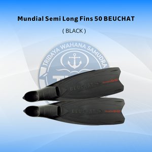 Mudial Semi Long Fins Full Foot 50 Beuchat - black