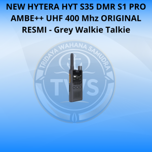 NEW HYTERA HYTERA HYT S35 DMR S1 PRO AMBE++ UHF 400 Mhz ORIGINAL RESMI Grey Walkie Talkie