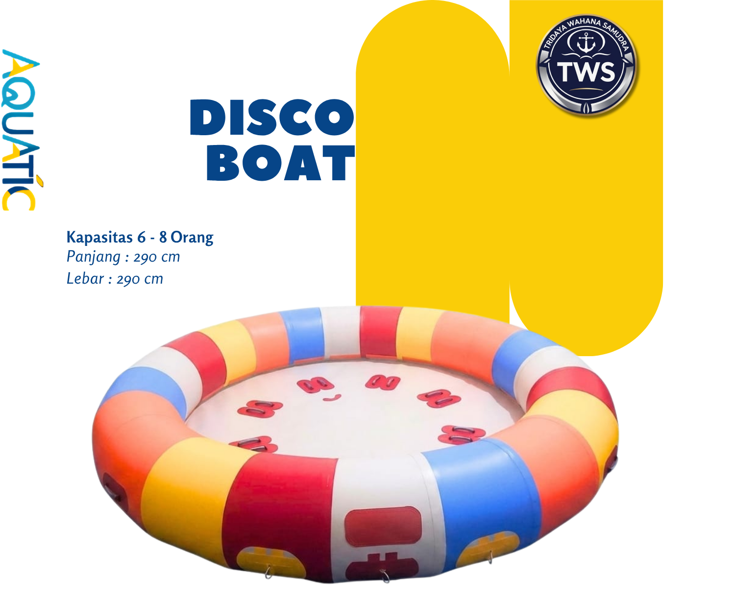 Disco boat wahana air