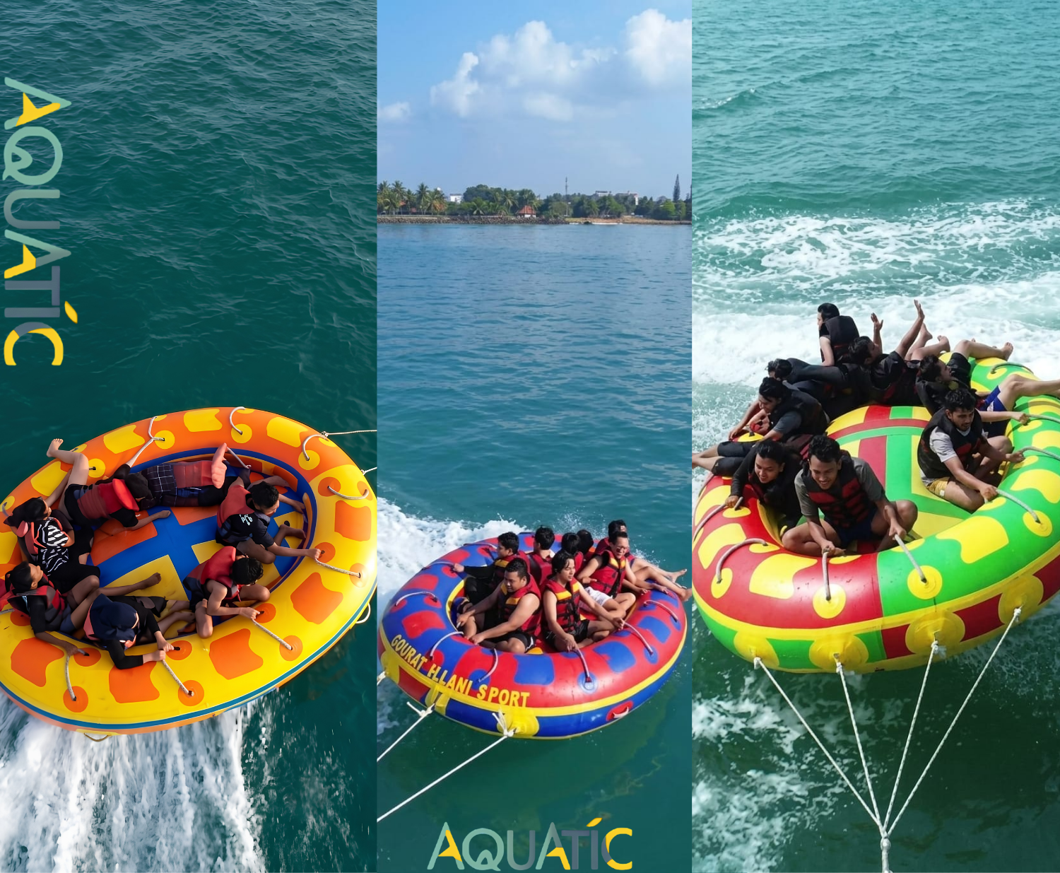 Wahana air ufo boat aquatic