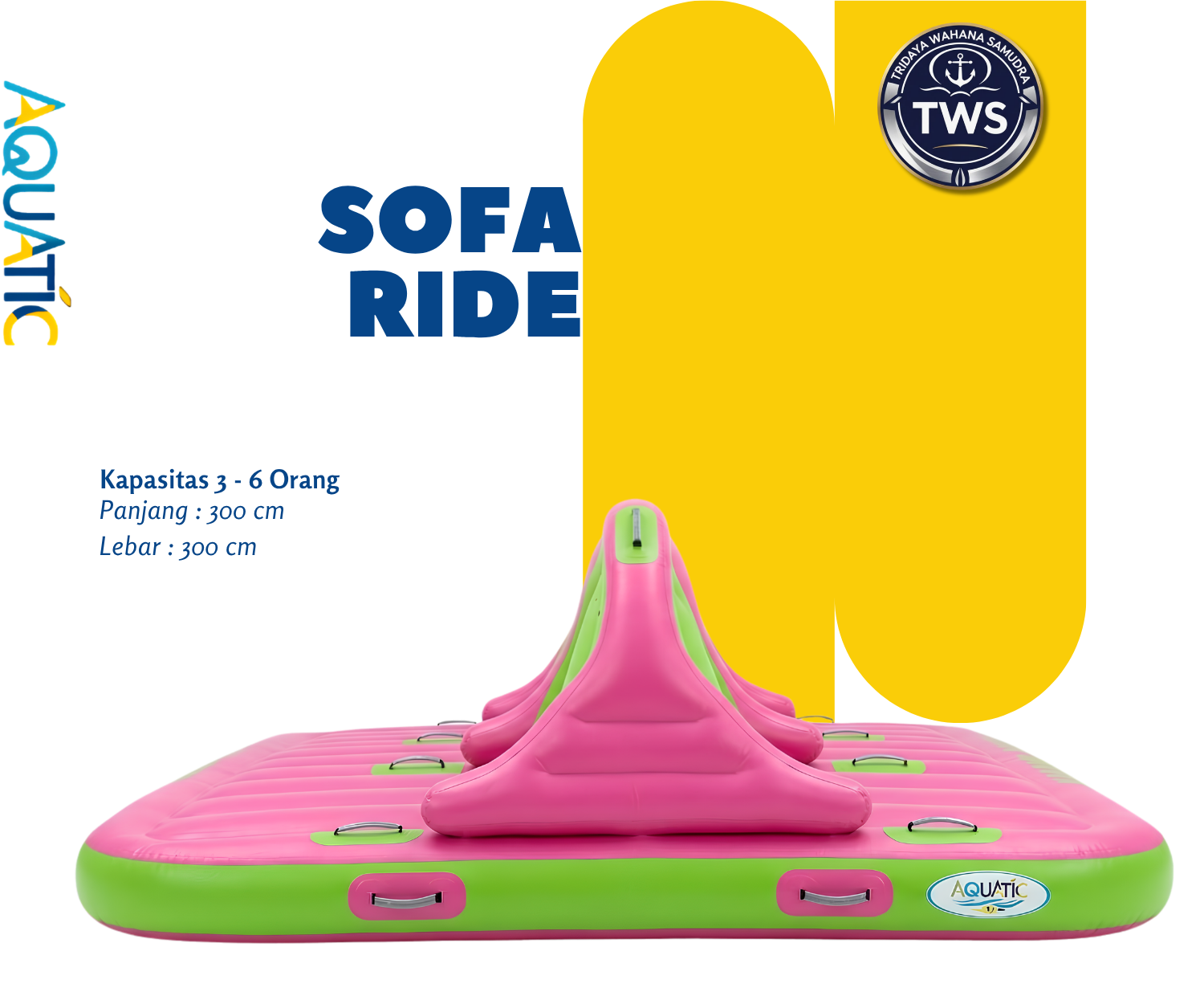 Sofa ride watersport supplier AQUATIC