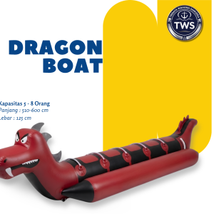 banana boat bentuk dragon boat watersport